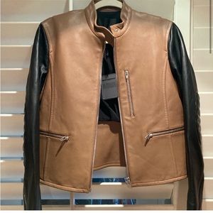 (NWT) Alexander Wang leather jacket (pristine condition)